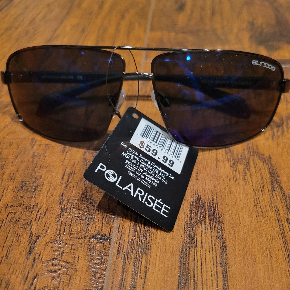 SUNDOG SNUFFY 201210 POLARIZED Polarisee sunglasses NEW